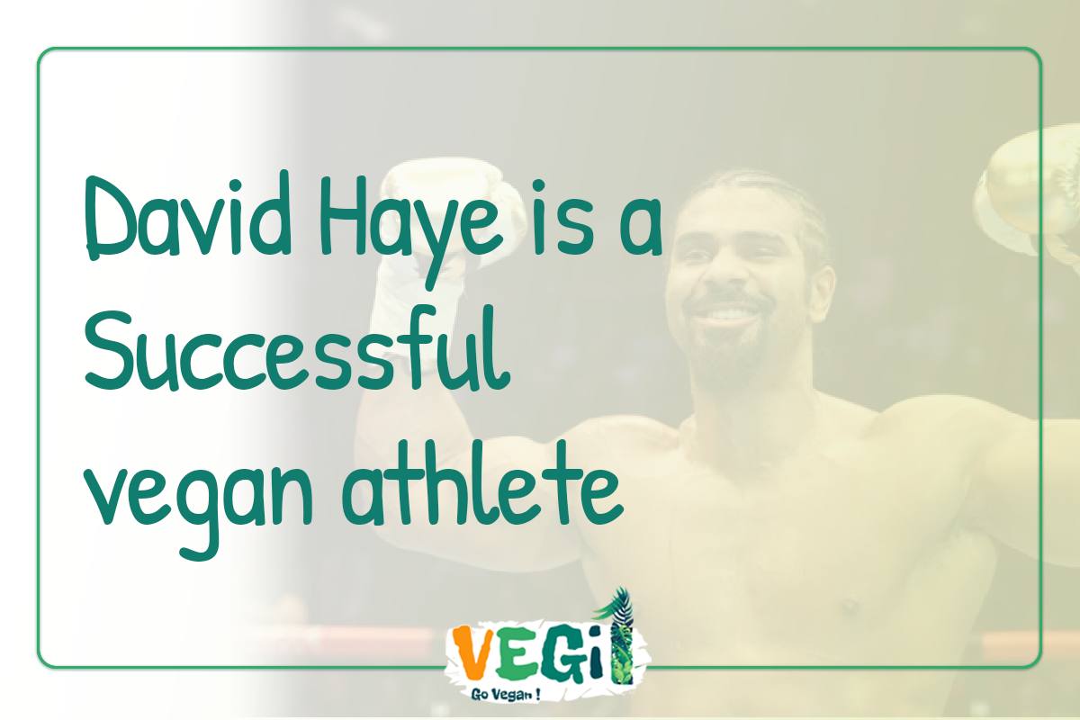 David Haye is a Successful vegan athlete
