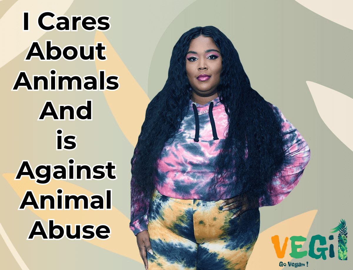 Lizzo care about animal and is against animal abuse