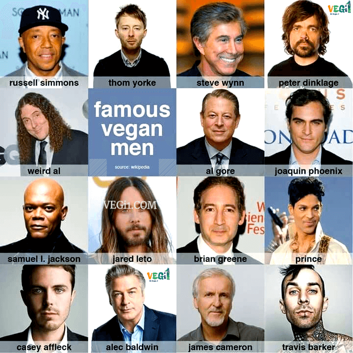vegan male celebrities