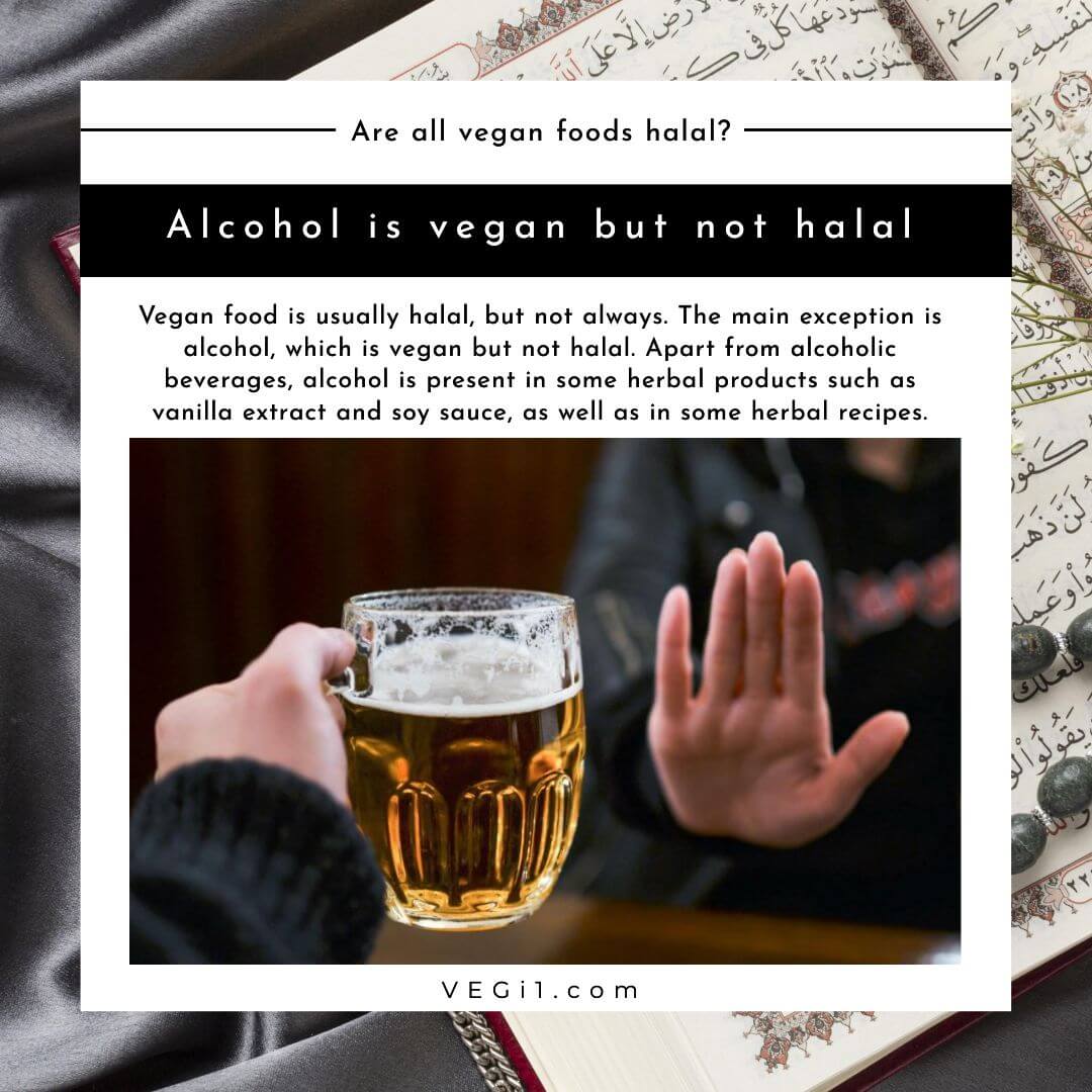 Alcohol Is Vegan But Not Halal