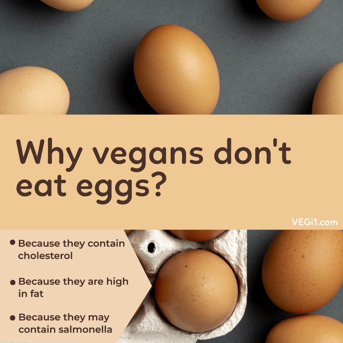 Why vegans don't eat eggs?