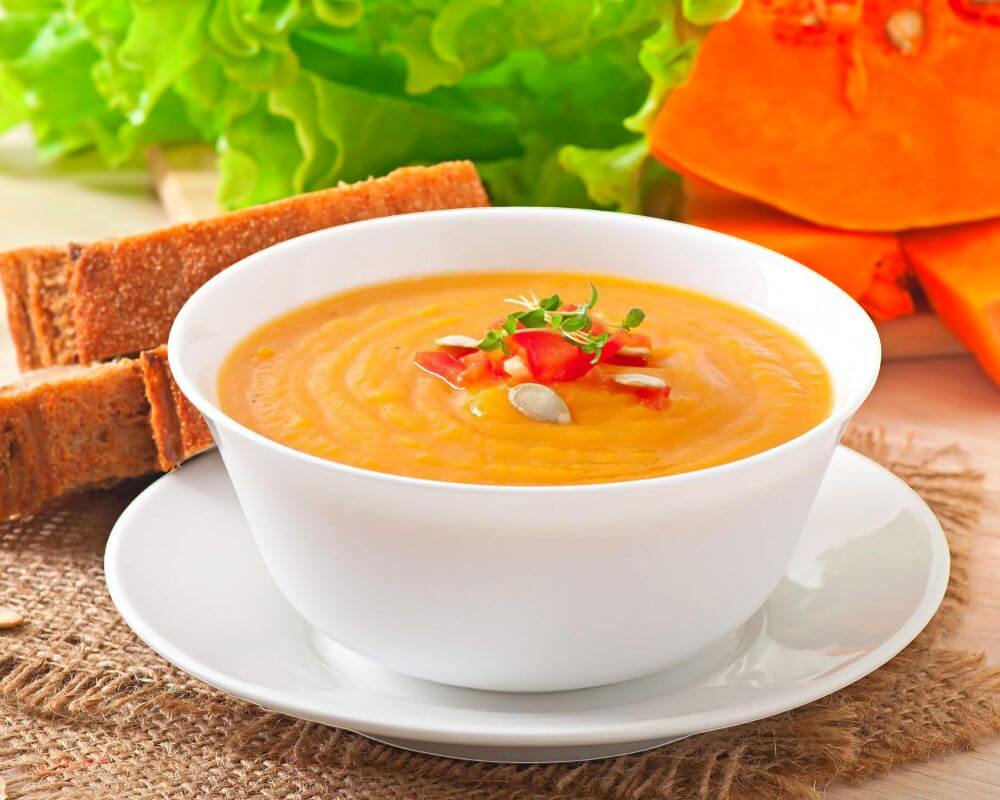 vegetarian pumpkin soup