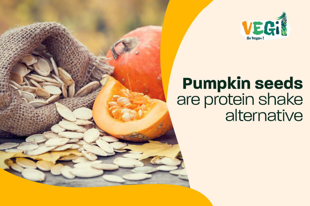 Pumpkin seeds are protein shake alternative