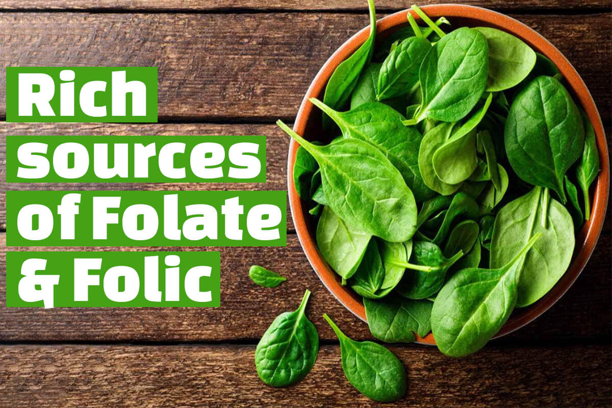 Rich sources of Folate & Folic Acid