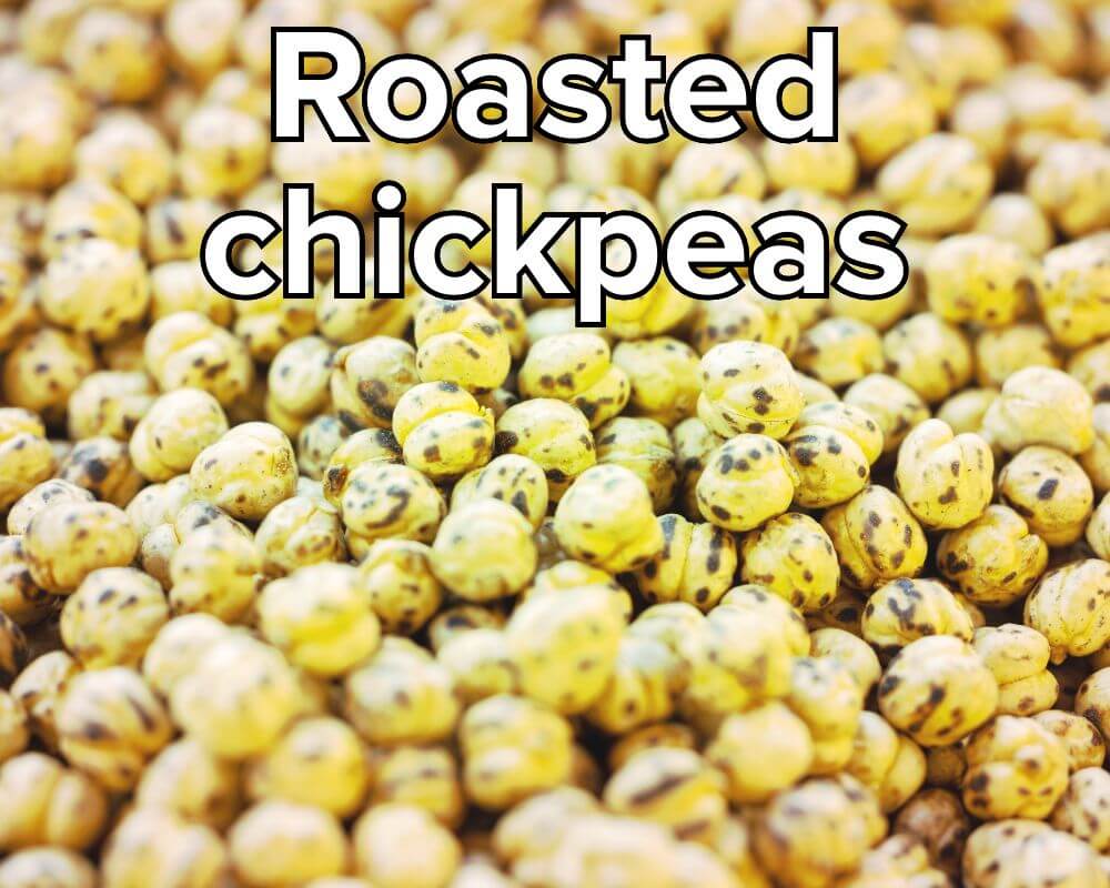 vegan snack- Roasted chickpeas