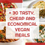 + 30 tasty, cheap and economical vegan meals