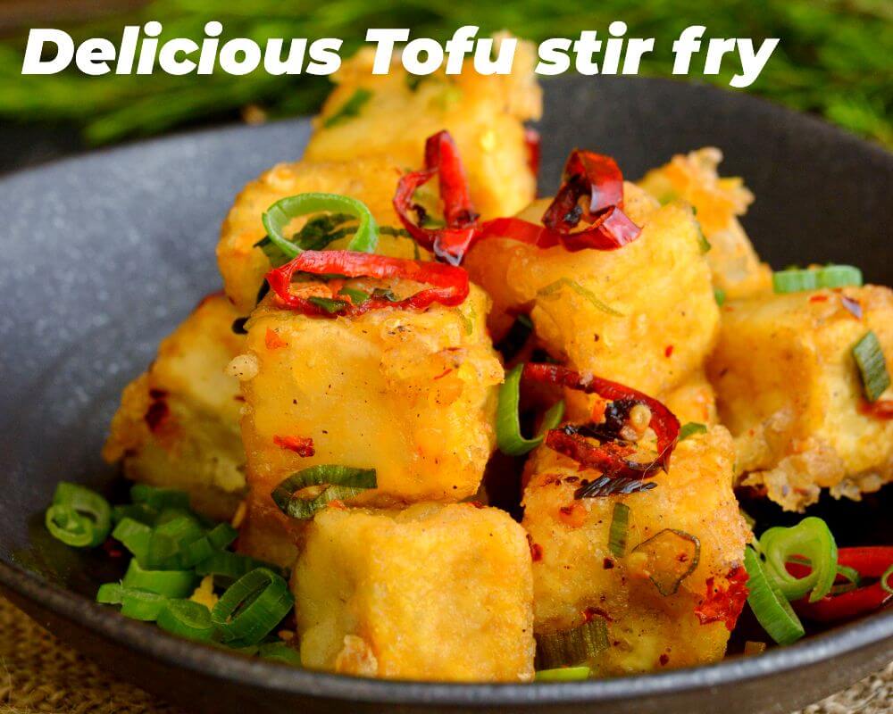 Delicious tofu stir fry -Low-Cost Vegan Meals