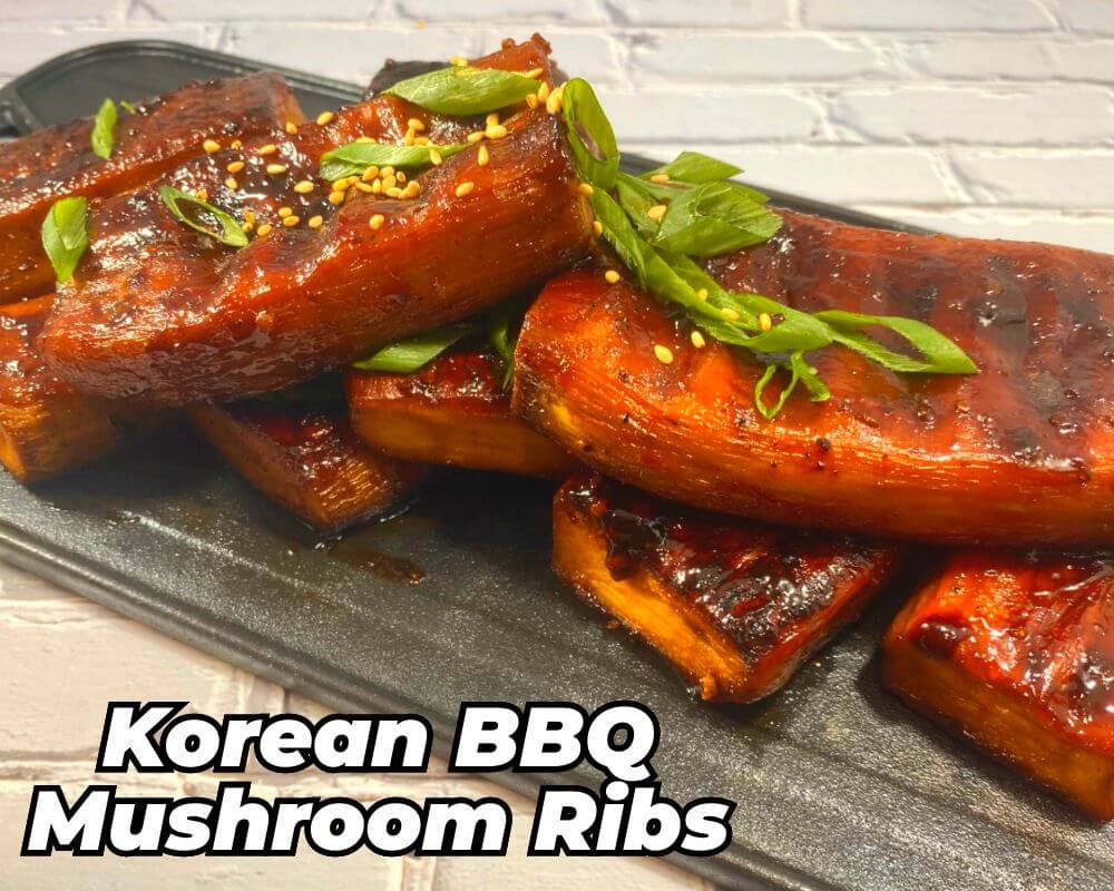 Korean BBQ Mushroom Ribs‏