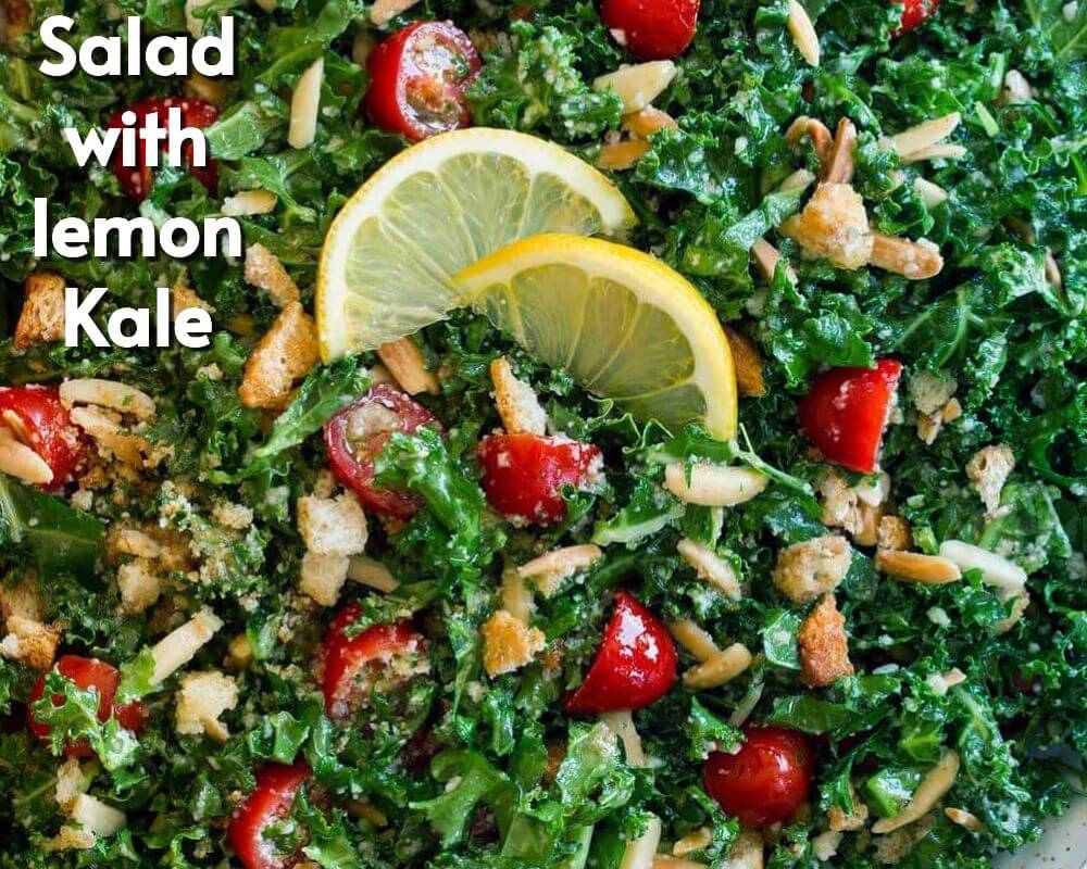 Lemon Kale Salad‏- Vegan Picnic Ideas