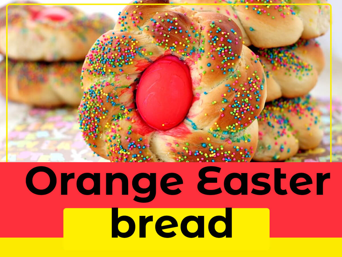 Vegan brunch- Orange Easter bread