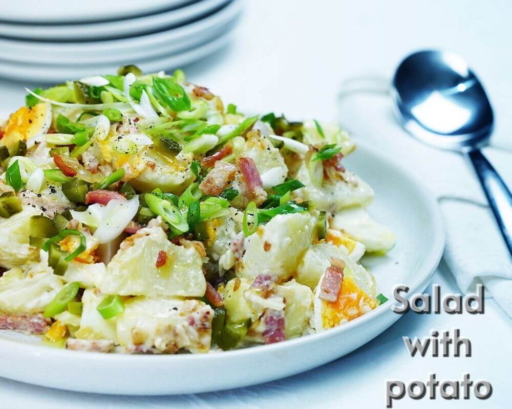 Salad with potato - Vegan Picnic Ideas