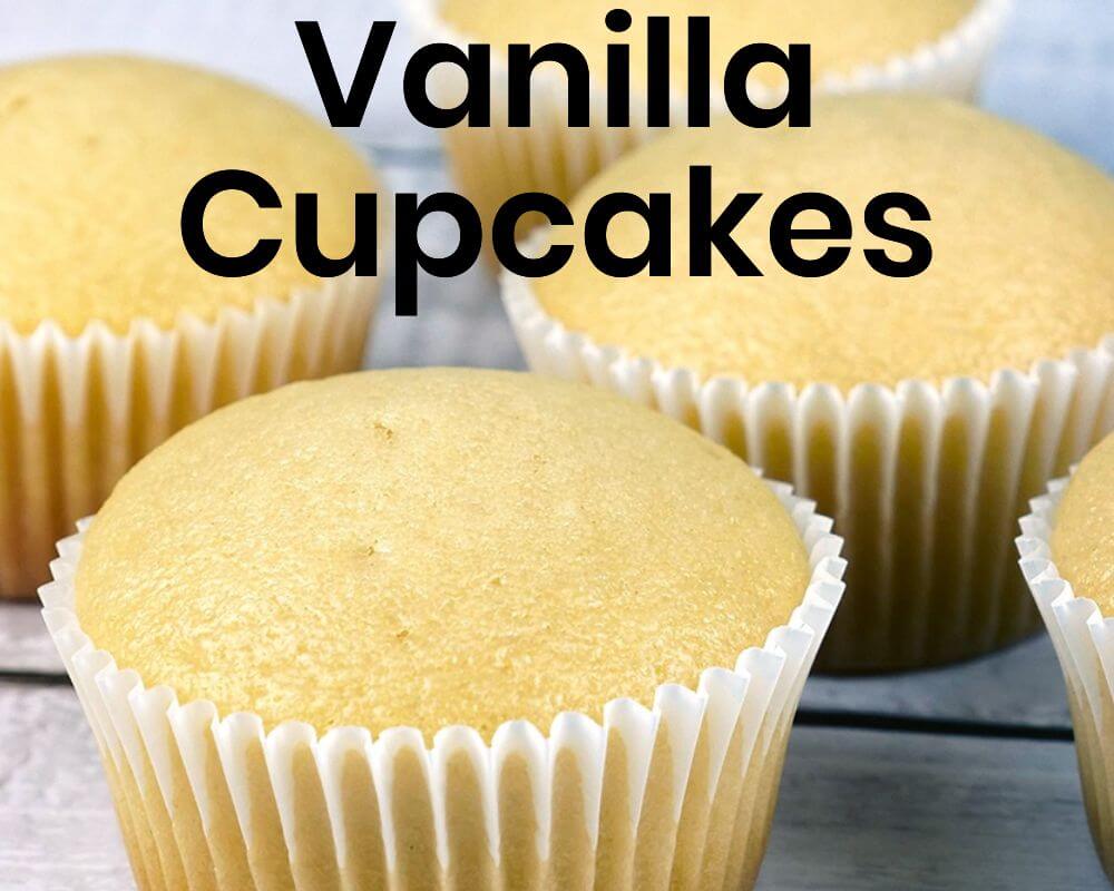 Vegan Vanilla Cupcakes for an amazing vegan picnic