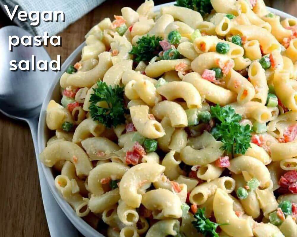 Vegan pasta salad- Vegan Picnic Ideas