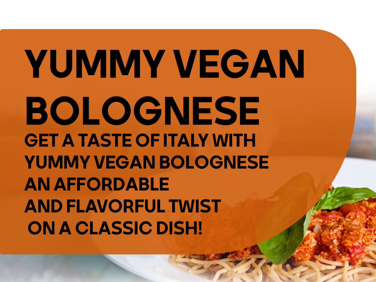 Yummy vegan Bolognese