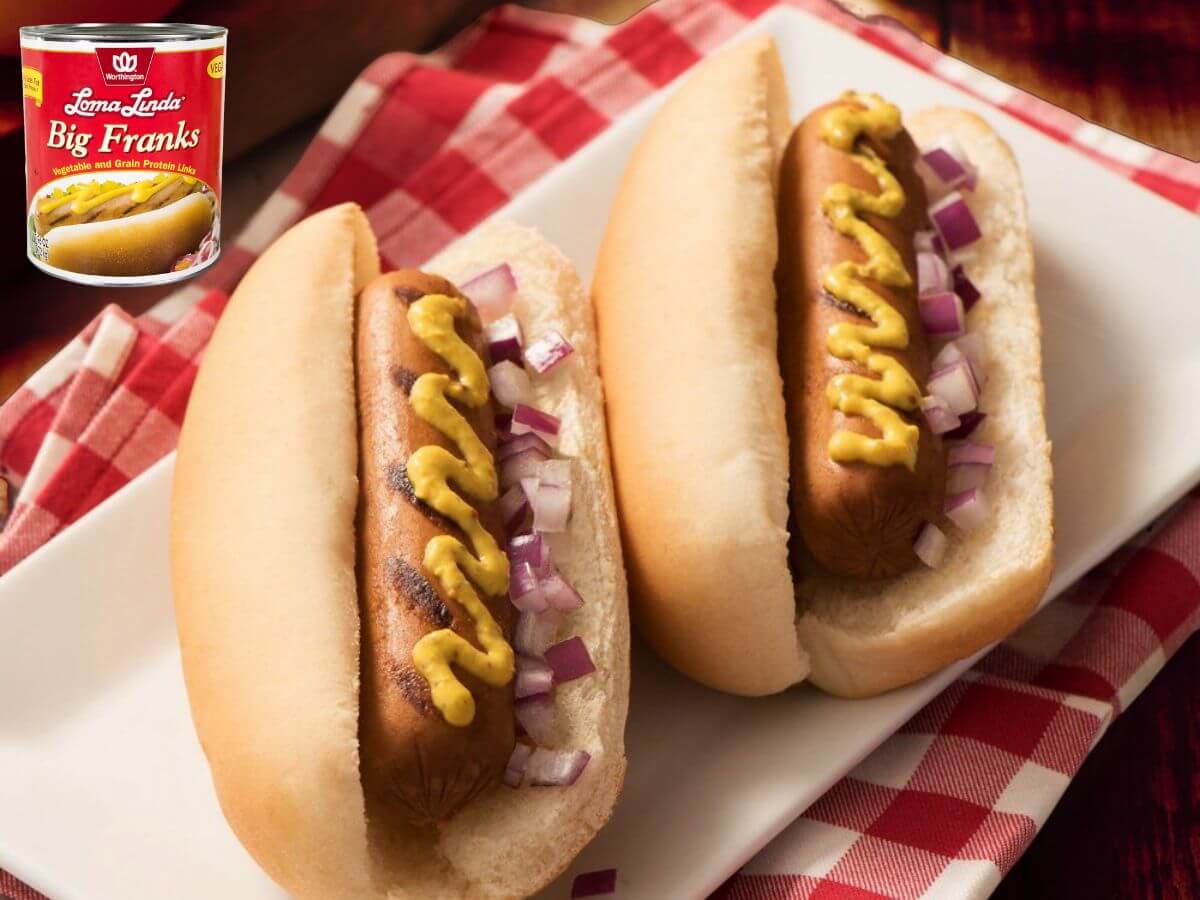 vegan hot dogs - Loma Linda's Big Franks 