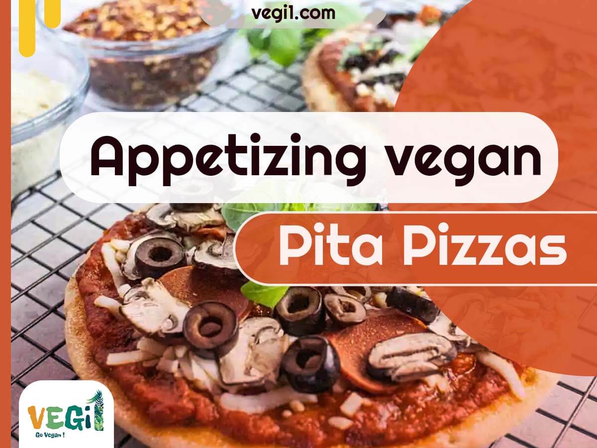 Satisfy Your Cravings with Tasty Vegan Pita Pizzas - Quick Dinner Idea