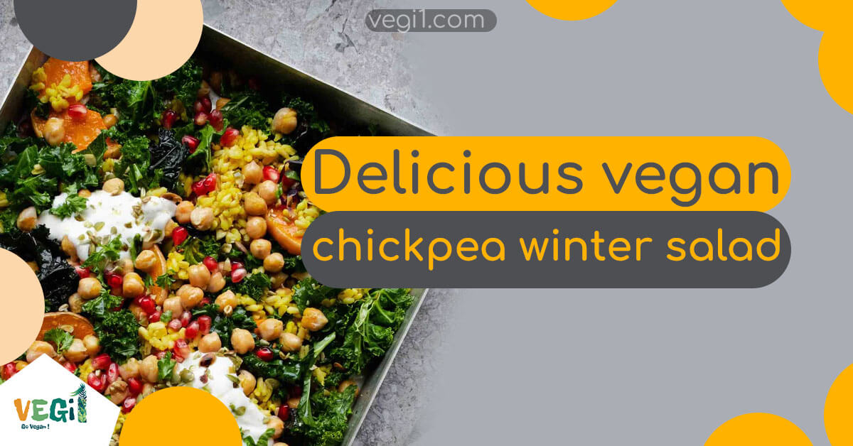 Try This Tasty Vegan Chickpea Winter Salad Recipe | Quick & Healthy