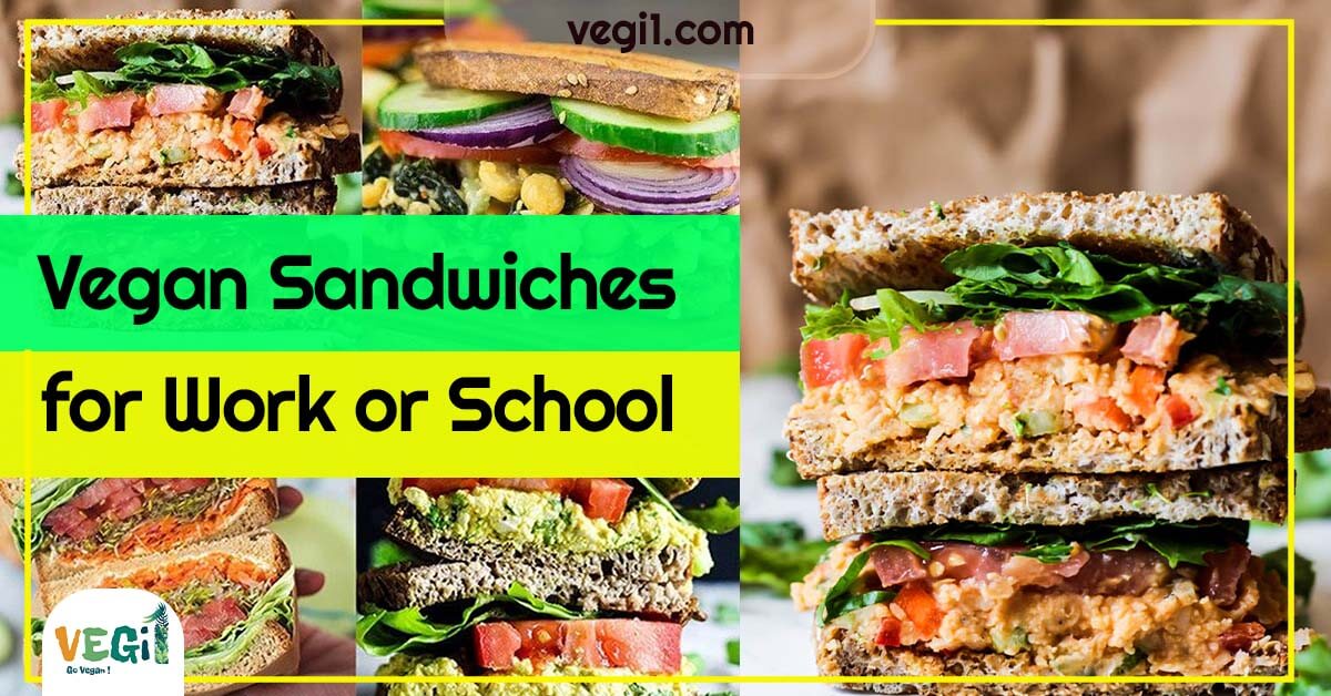 Easy & Delicious Vegan Sandwiches Ideas🌱VEGi1