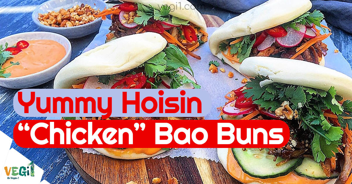 Yummy Hoisin “Chicken” Bao Buns