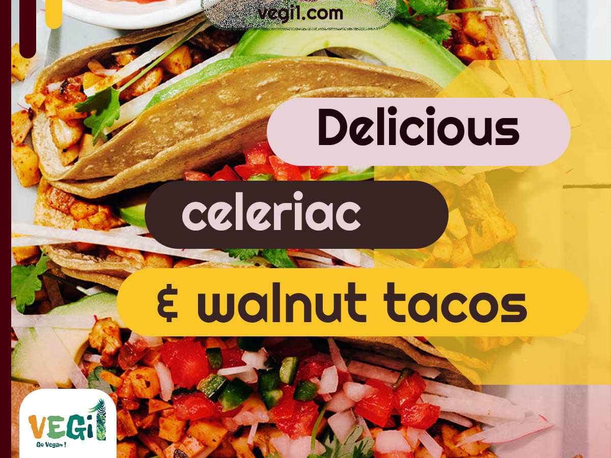 Satisfy Your Taco Cravings with Our Vegetarian Celeriac & Walnut Tacos - Quick Dinner Idea