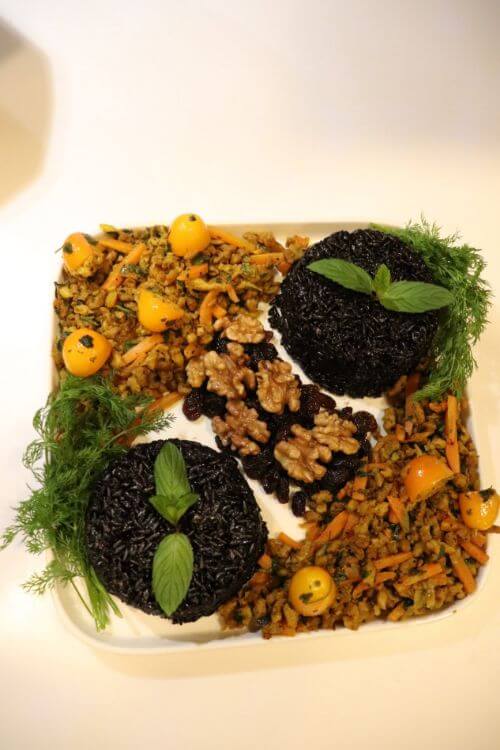 Enjoy a healthy and delicious meal with this Carrot & Black Rice Vegan Pilaf Recipe. Packed with nutrients and easy to make, it's perfect for any occasion.