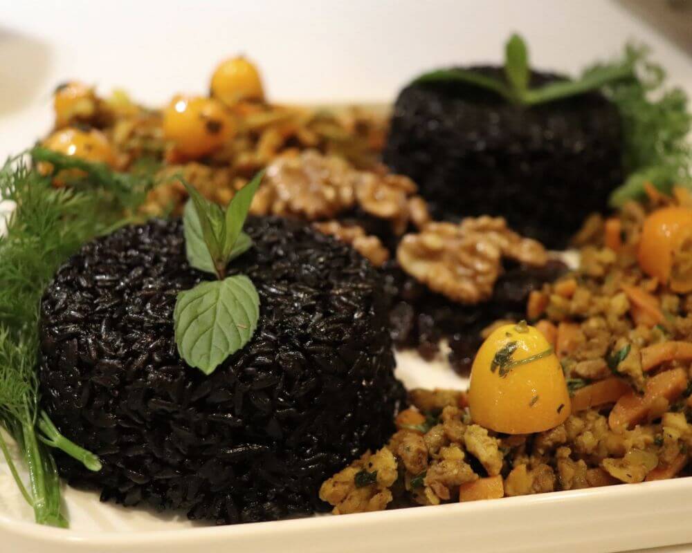 Healthy & Delicious Vegan Black Rice Pilaf with Carrots Recipe🌱VEGi1