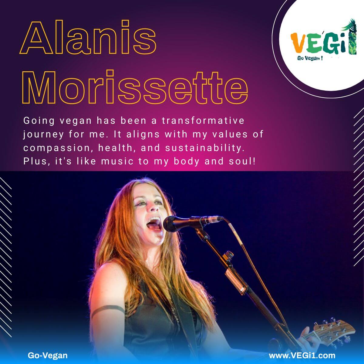 Going vegan has been a transformative journey for me. It aligns with my values of compassion, health, and sustainability. Plus, it's like music to my body and soul!