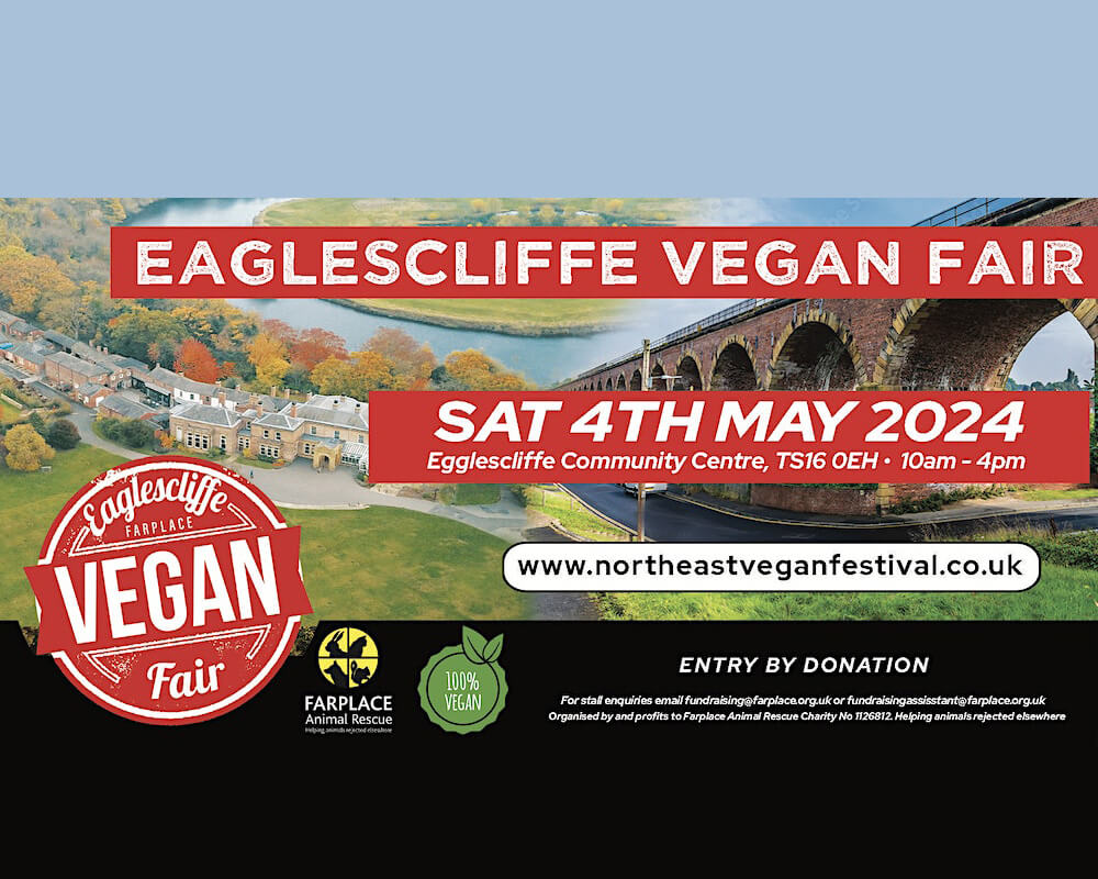 Vegan events 2023- Eaglescliffe Vegan Fair - May 2024