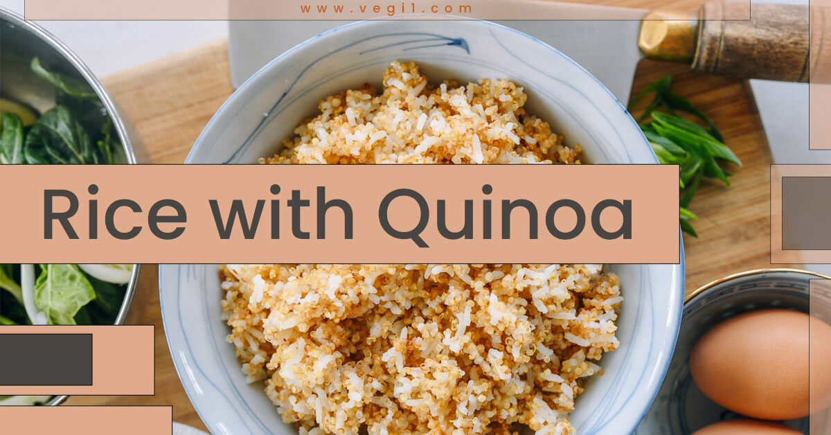This rice and quinoa recipe is packed with calories and nutrients, and it's easy to make. Simply cook your quinoa in plant milk, then stir in date paste and cinnamon. Top with fruits, nuts, and seeds for a delicious and satisfying breakfast.