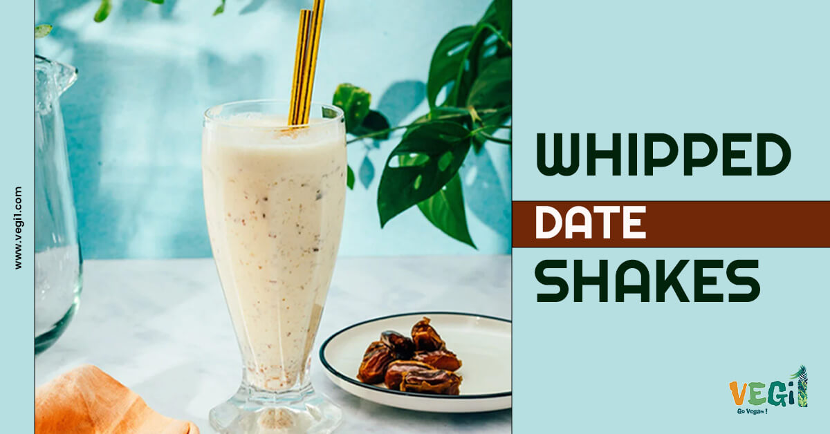 Start your day with a delicious and nutritious whipped date shake that's packed with protein and calories to help you gain weight. (